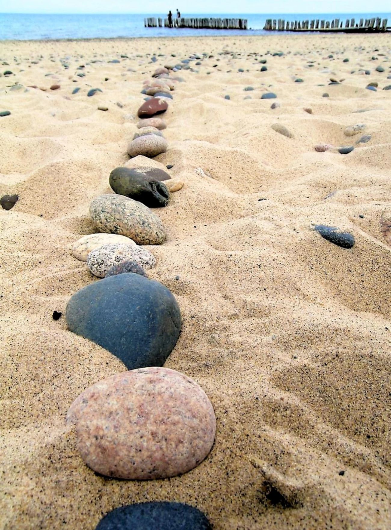 stones on the beach