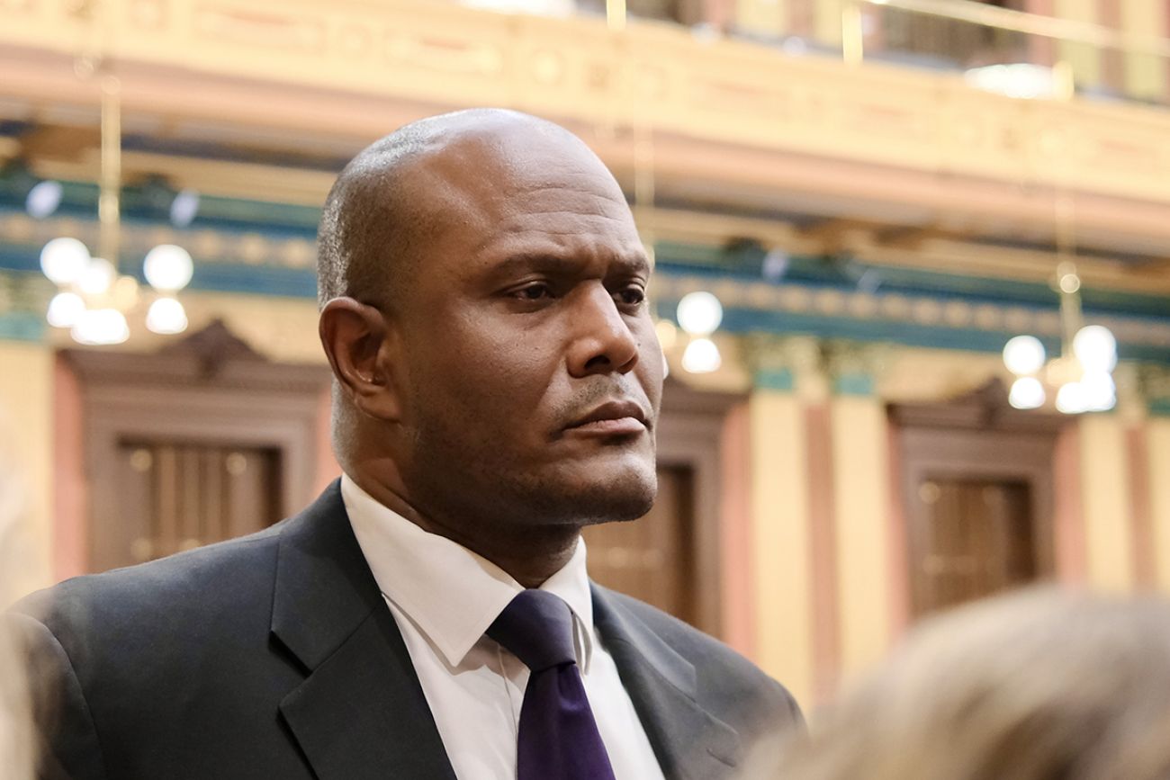 Joe Tate in the Michigan State Capitol.