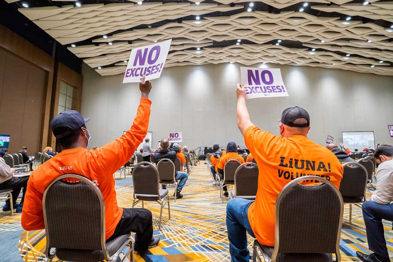 Residents protest the Michigan Independent Citizens Redistricting Commission