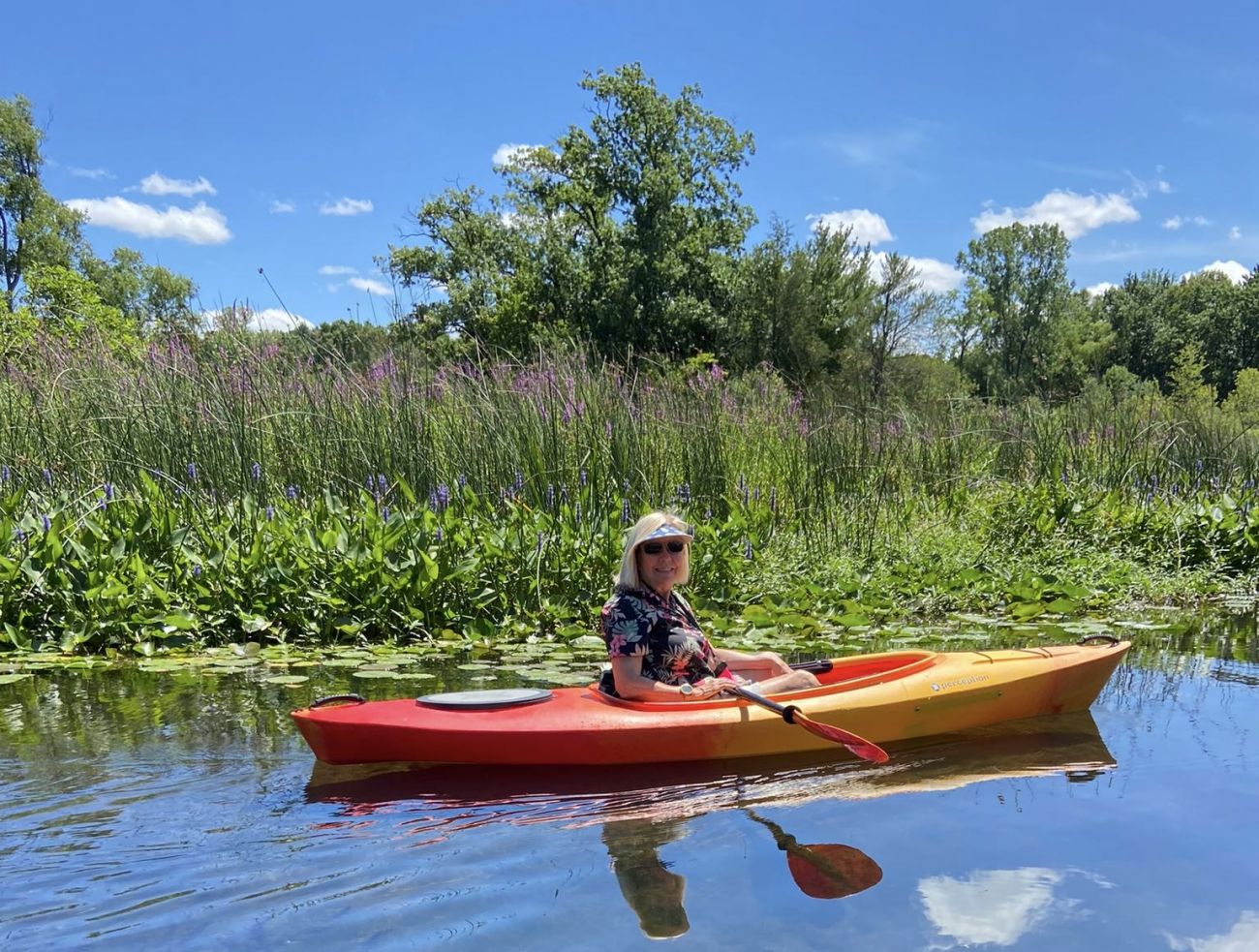 person in kayak 