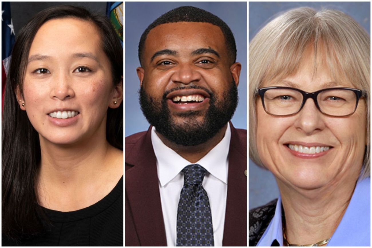 Stephanie Chang, Donavan McKinney, and Rosemary Bayer headshots