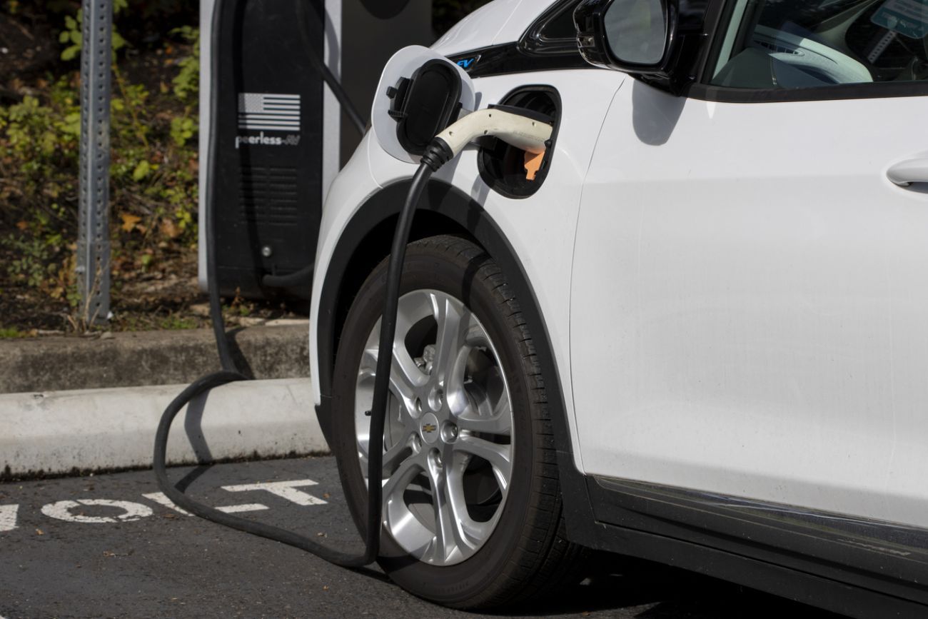 Chevy bolt being charged