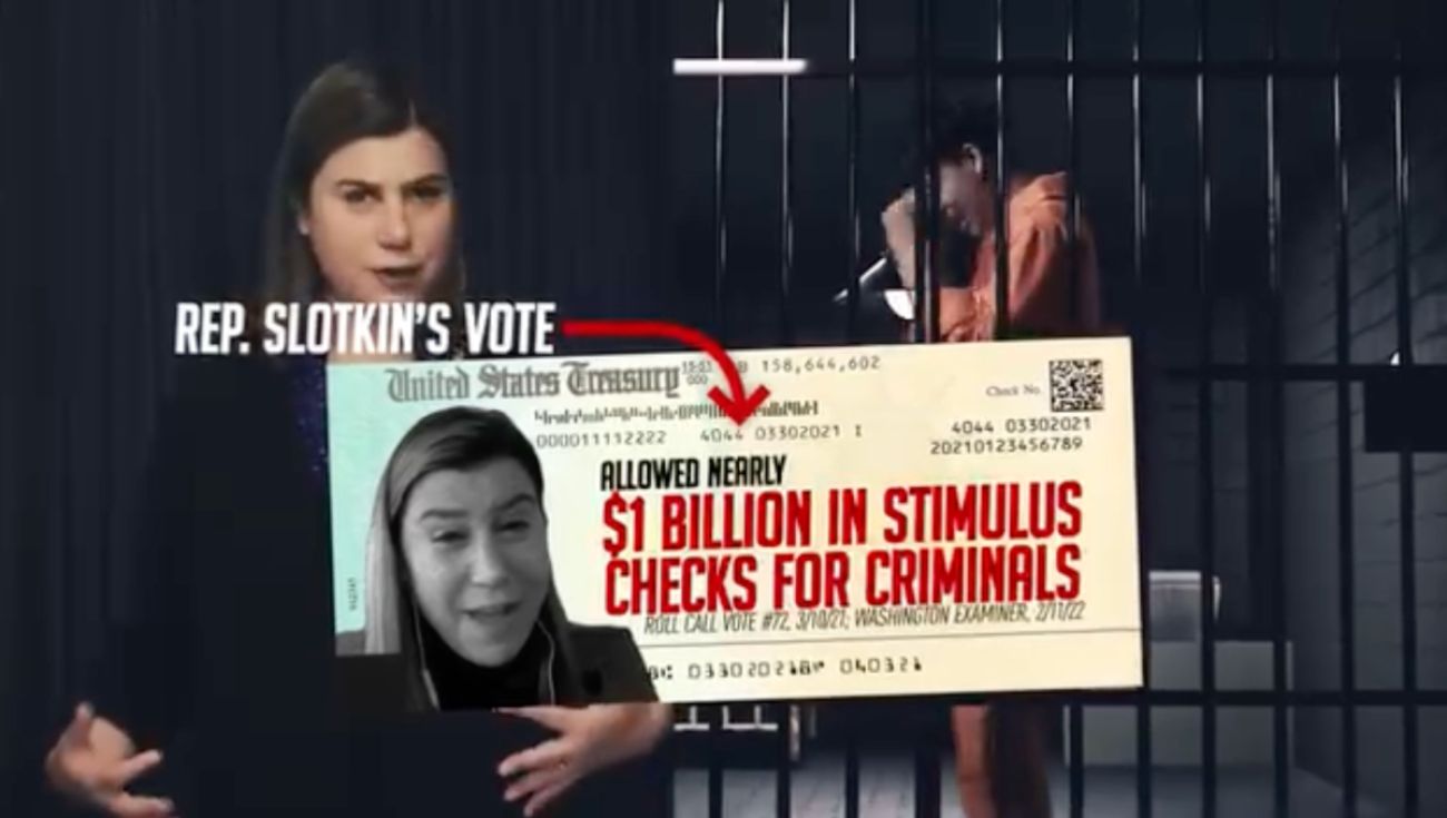 Anti-Slotkin social media advertisement