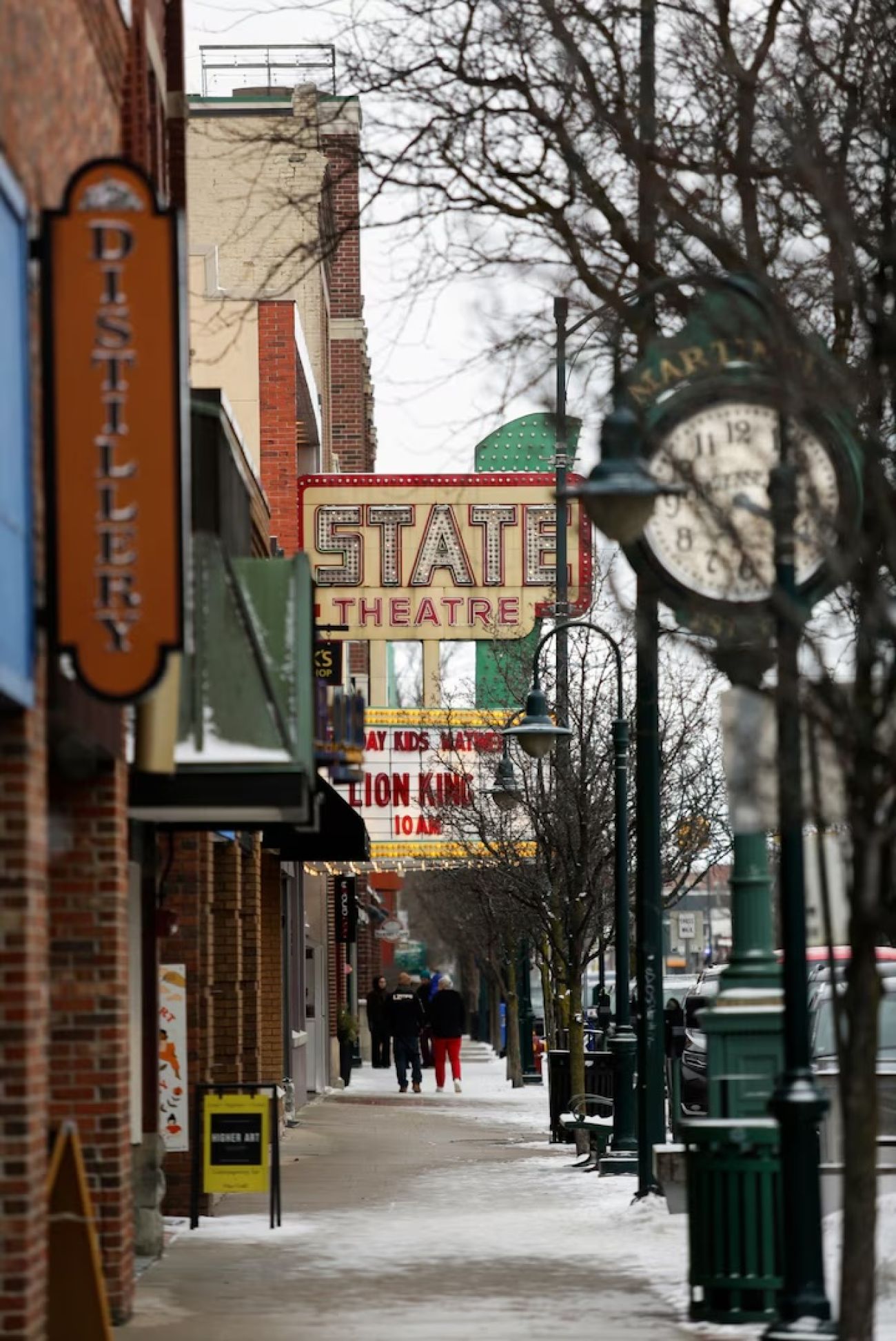 One of the signs you can see if the State Theatre in Traverse City, Michigan.