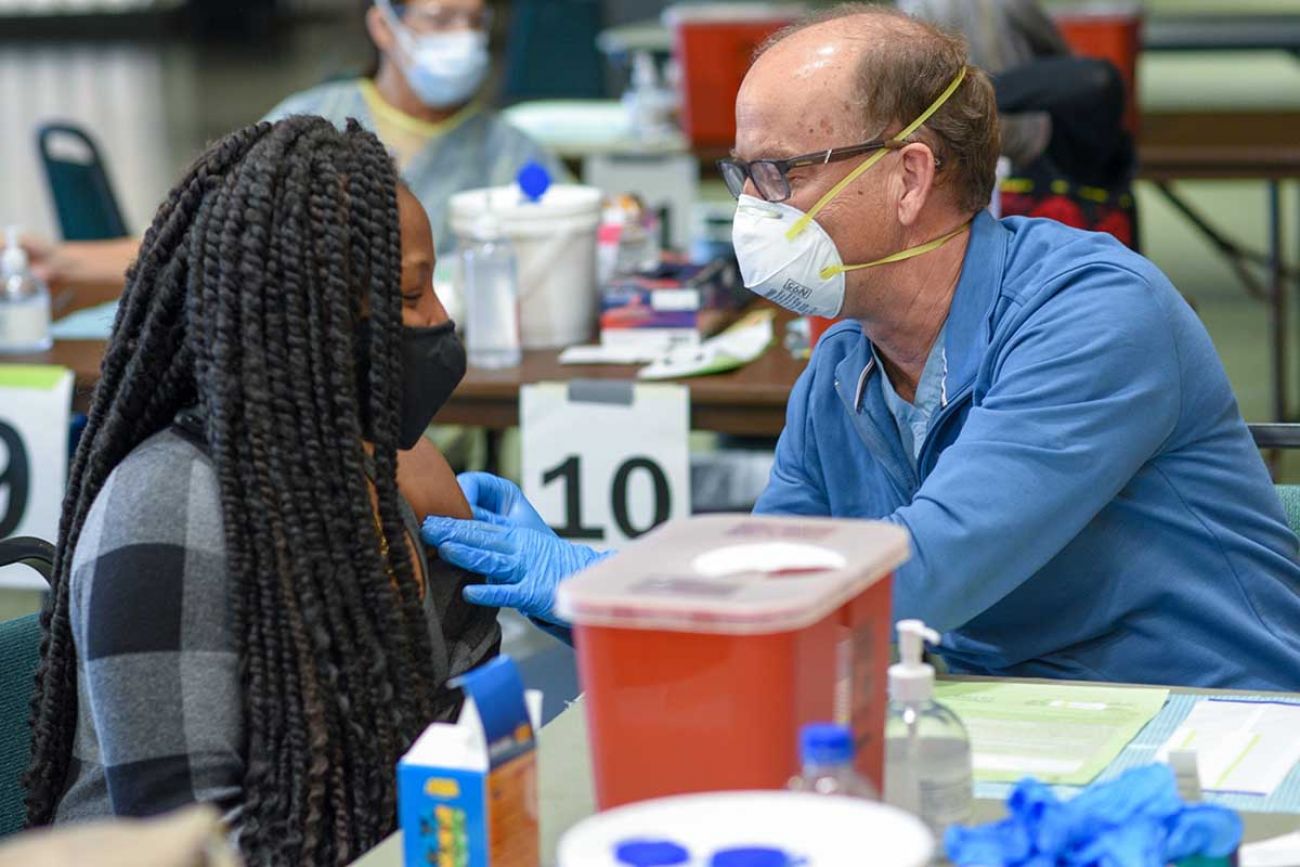 Vaccine given at EMU