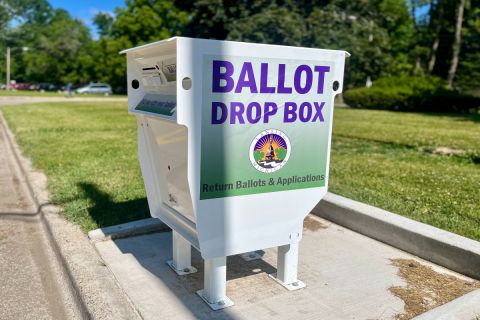 Ballot drop box