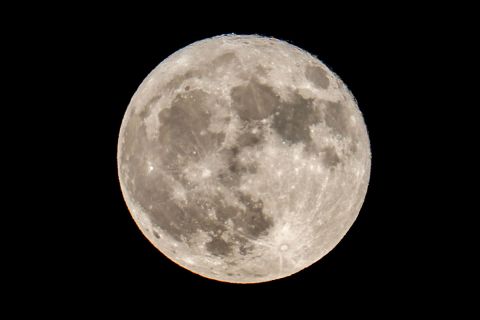 The supermoon known as “Buck Moon”, the first of four supermoons in 2023, rises over Los Angeles, Monday, July 3, 2023,