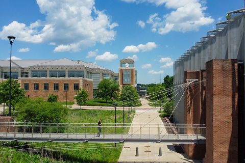 The campus of Eastern Michigan University in Ypsilanti, Mich.