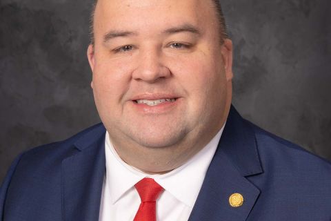 A headshot of Michigan Sen. Michael Webber, R-Rochester Hills. 