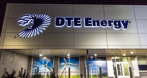 DTE Energy sign