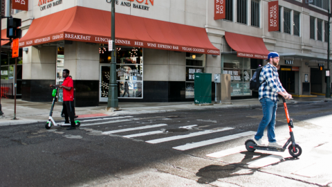 Scooters in Detroit