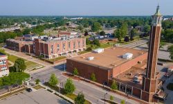 St Clair County Community College Student Center, Fieldhouse and surrounding campus in Port Huron, MI