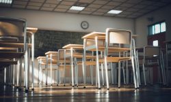 empty classroom